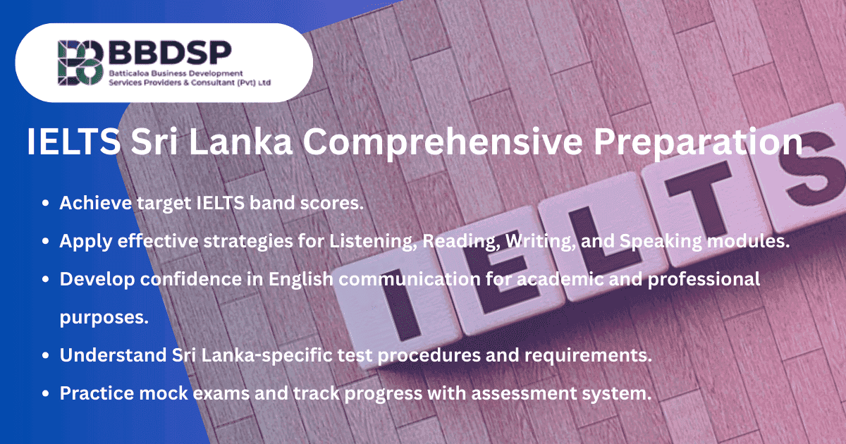 IELTS Sri Lanka Comprehensive Preparation